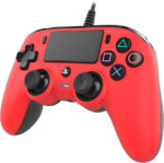 Nacon - Wired Compact Controller for PlayStation 4 - Red-40232