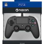 Nacon - Wired Compact Controller for PlayStation 4 - Black-0