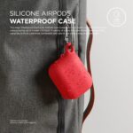 Airpods Waterproof Hang Case - Red-7740