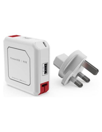 Allocacoc 5000mAh Portable USB Power Bank & 4 Port USB -0