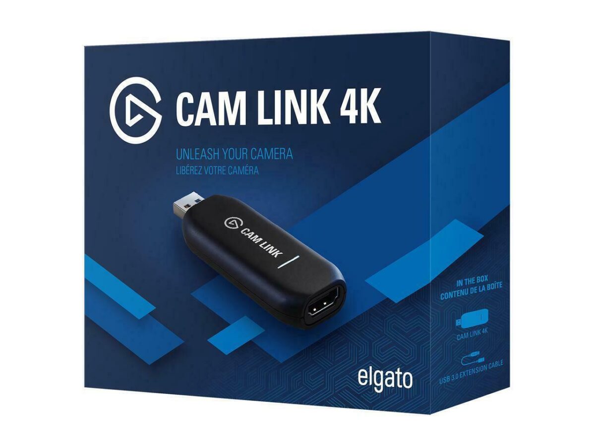 ELGATO CAM LINK 4K(1080P60 OR 4K HDMI VIDEO CAPTURE DEVICE USB 3.0 )-ADAPTER-22834