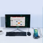 BASEUS MATE DOCKING INTELLIGENT HUB EXPANDED SOCKET TYPE-C(8IN1 PHONE HOLDER DOCKING STATION)-22774