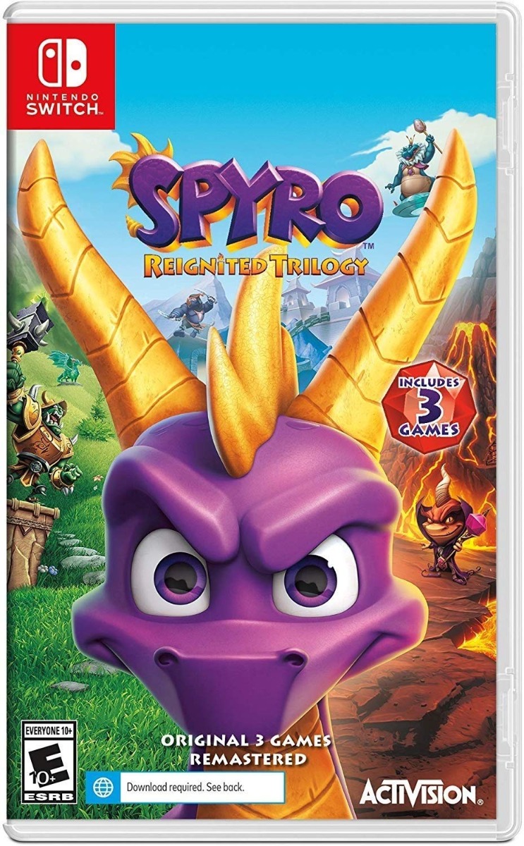 NINTENDO SWITCH SPYRO REIGNITED TRILOGY R1-0