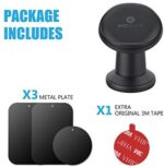 WIZGEAR MAGNETIC STICK ON METAL MOUNT- BLACK-23747