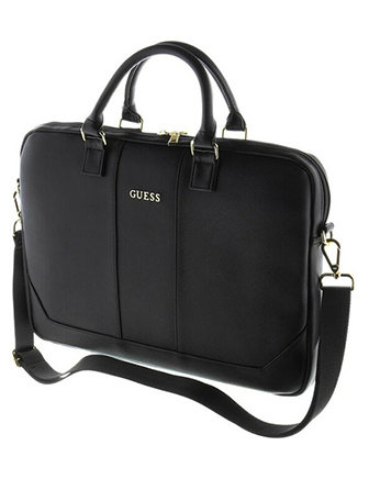 GUESS GUCB15TBE Saffiano-Look Computer Bag 15"-0