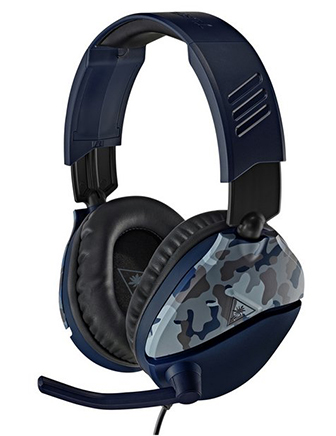 PS4 TURTLE BEACH RECON 70 WIRED FILAIRE GAMING HEADSET- BLUE CAMO-0