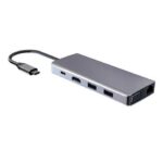 POWEROLOGY 11IN1 USB-C HUB ETHERNET HDMI VGA (60W) - GREY-34948