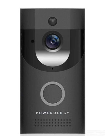 POWEROLOGY SMART VIDEO DOORBELL-BLACK-0