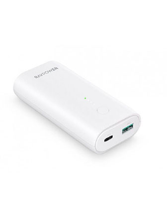 RAWPOWER PD PIONEER 10000MAH MFI 18W 2PORT POWER BANK-WHITE-0