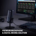 Elgato Wave:1 Premium Microphone and Digital Mixing Solution - Black-40464
