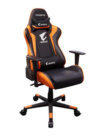 GIGABYTE AORUS AGC300 GAMING CHAIR - BLACK/ORANGE 24304-0