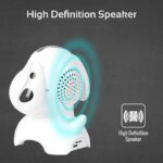 Promate Snowy Multi-function Wireless Stereo Speaker With Hd Sound (Micro Sd Card Slot) - White-43478