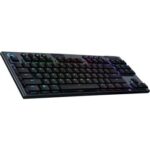 Logitech G915 TKL Tenkeyless Lightspeed Wireless RGB Mechanical Gaming Keyboard - Carbon Tactile-0