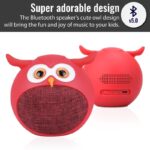 Promate Hedwig Mini Owl True Wireless Stereo Speaker - Red-43408