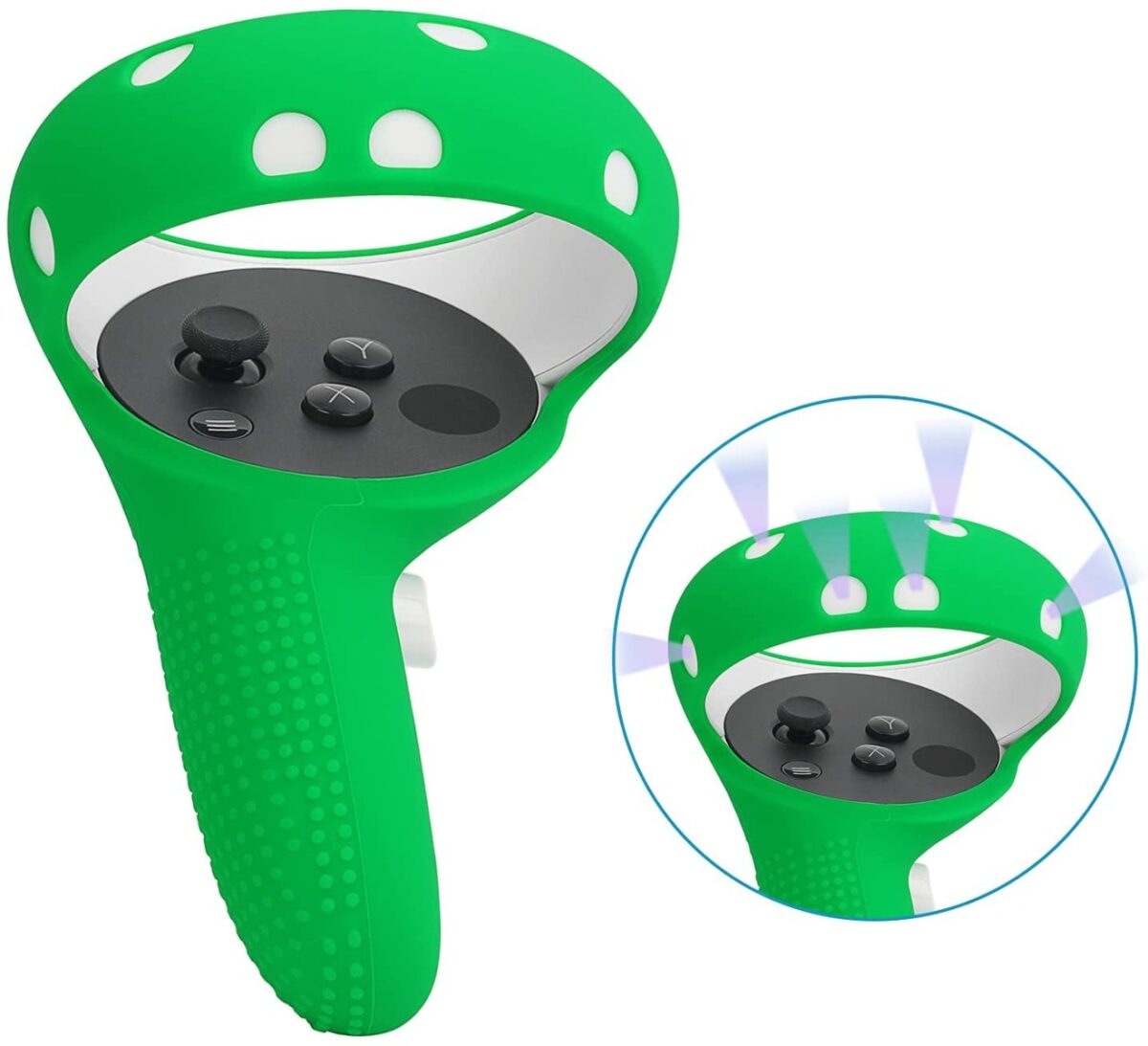 Tomsin Touch Controller Grip Cover for Oculus Quest 2 - Green -51130