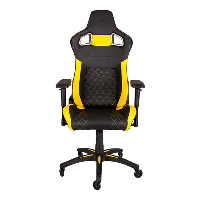 Corsair T1 Race Gaming Chair – Black/Yellow-0
