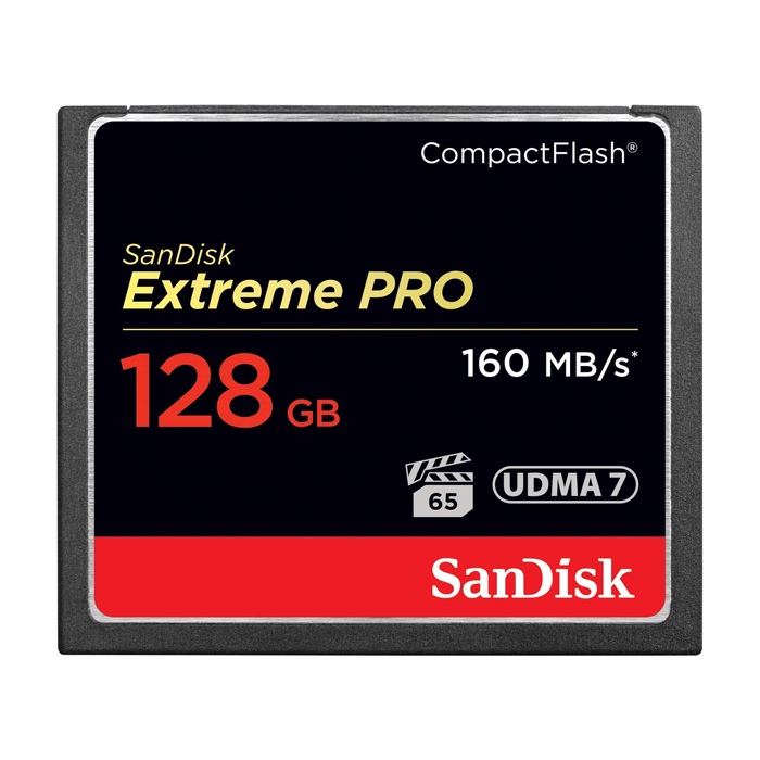 SanDisk Extreme Pro CompactFlash Memory Card 128GB (160MB/s)-0