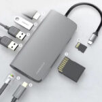 Momax One Link 8-in-1 Type-C HUB (DHC6E) Upgrade - Gray-thumbnail