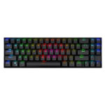 Redragon DEIMOS K599 KRS RGB Wireless Wired Mechanical Gaming Keyboard Black - Dust-proof Red -0