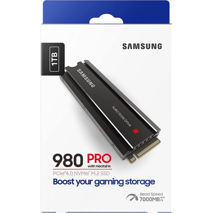 Samsung 980 Pro with Heatsink PCIe 4.0 NVMe Internal Solid State Drive -1 TB-0
