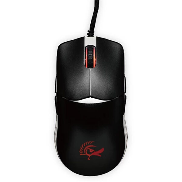 Ducky Feather Kailh Switch RGB Wired Gaming Mouse - Black and White-0