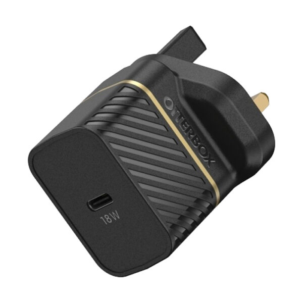 OtterBox UK Wall Charger 18W - 1X USB-C 18W USB-PD - Black-0
