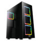 Aerocool CC Tor Pro-G-BK-v1 (SA) / 4 pcs RGB Square fan - USB3.0 x 2 -Glass Edition -Black-0