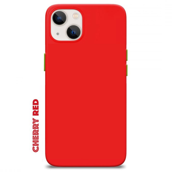 Goui Magnetic Cover For iPhone 13 - Cherry Red-0