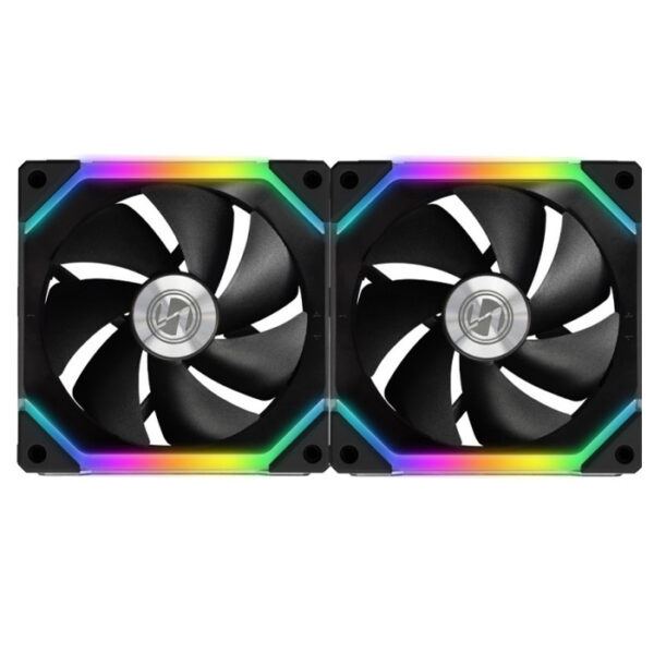 LIAN LI Uni Fan SL140 RGB 140mm Dual Fans - Black-0