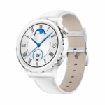 Huawei Watch GT3 Pro (FRIGGA-B19V) Smartwatch - White Leather Strap 43mm -66136