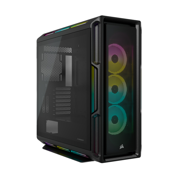 Corsair iCUE 5000T RGB Tempered Glass Mid-Tower ATX PC Case - Black-0