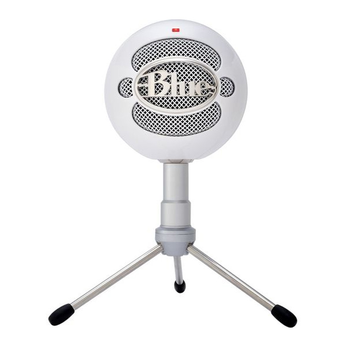Blue Snowball iCE Plug-And-Play USB Microphone - White-0