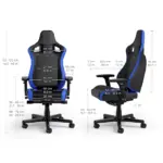 Noblechairs EPIC Compact Gaming Chair-Black/Carbon/Blue - 677583-96424