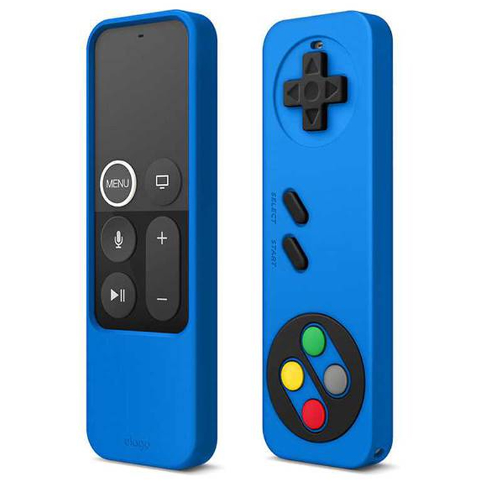 Elago R4 Retro Apple TV Remote Case Lanyard Included - Blue-0