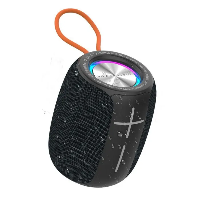 Powerology Ghost Wireless Bluetooth Speaker – Black-0