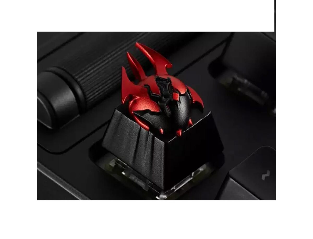 ZomoPlus Customized 3D HEART OF TARRASQUE Cherry MX Switches And Clones, DOTA2 Theme Metal Keycap With CNC Engraving (1u Size) For Mechanical Gaming Keyboard-71739