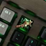 ZomoPlus Customized 3D FORCE STAFF Cherry MX Switches And Clones, DOTA2 Theme Metal Keycap With CNC Engraving (1u Size) For Mechanical Gaming Keyboard-71748