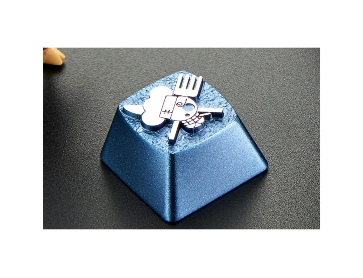 ZomoPlus Customized SANJI Cherry MX Switches And Clones, One Piece Theme Metal Keycap With CNC Engraving (1u Size) For Mechanical Gaming Keyboard-71534