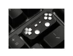 ZomoPlus Customized GAME PAD II Cherry MX Switches And Clones, Game And Movie Theme Metal Keycap With CNC Engraving (2u Size) For Mechanical Gaming Keyboard - Black/Silver-71580