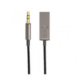 كابل صوت لاسلكي للسيارة من ويو مع ميكروفون مدمج - أسود-71154