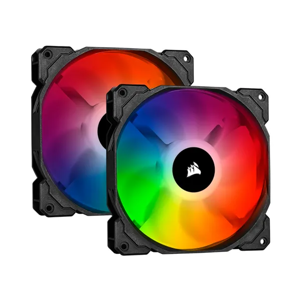 Corsair iCUE SP140 RGB 140mm Dual Fan Kit with Lighting Node CORE-0