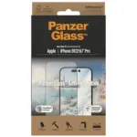 PanzerGlass iPhone 14 Pro (6.1inch) Antibacterial Tempered Glass, Ultra Wide Fit, Anti-Reflective-0