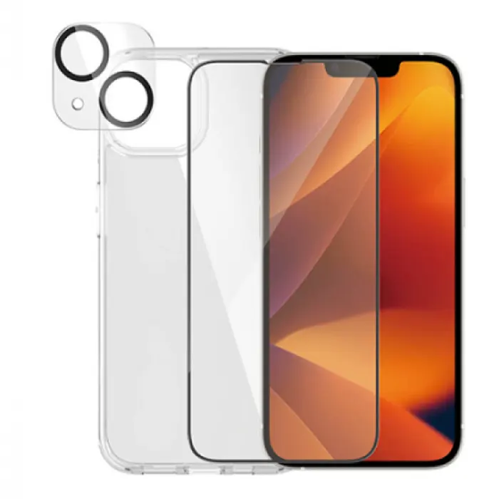 PanzerGlass For iPhone 14 (6.1inch) Bundle Camera Lens Protector - HardCase - Screen Protector -0