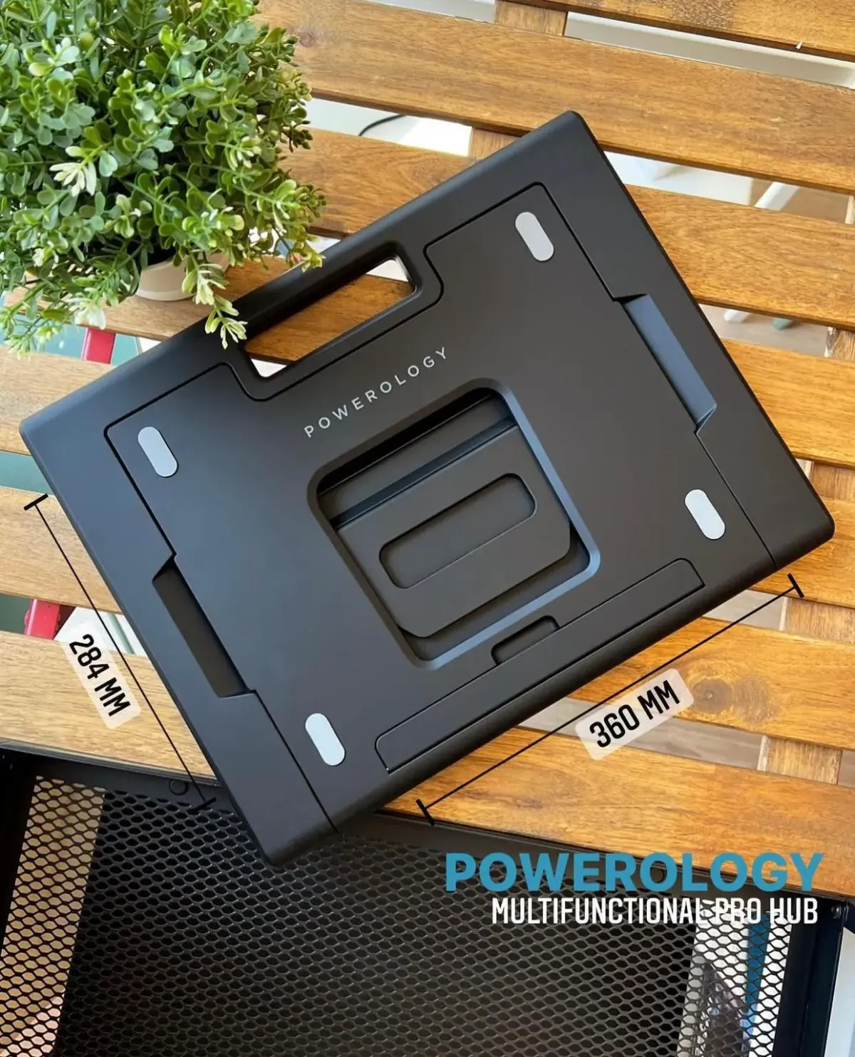 حامل لابتوب وهاب متعدد الوظائف برو من باورولوجي باللون الأسود-72902