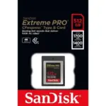 SANDISK 512GB EXTREME PRO CFEXPRESS CARD TYPE B 1700 / 1400 MB/S-77349
