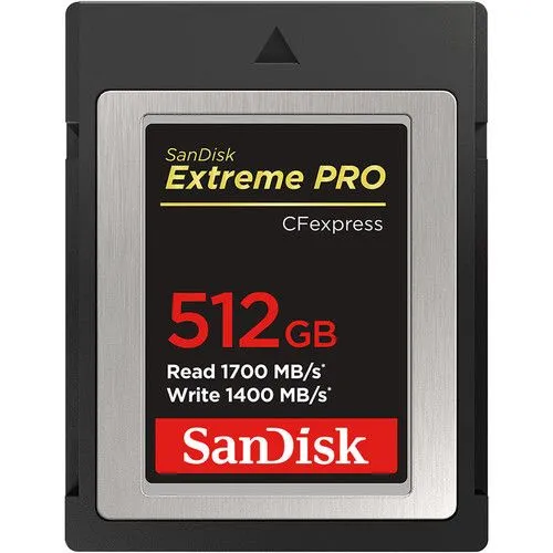 SANDISK 512GB EXTREME PRO CFEXPRESS CARD TYPE B 1700 / 1400 MB/S-0