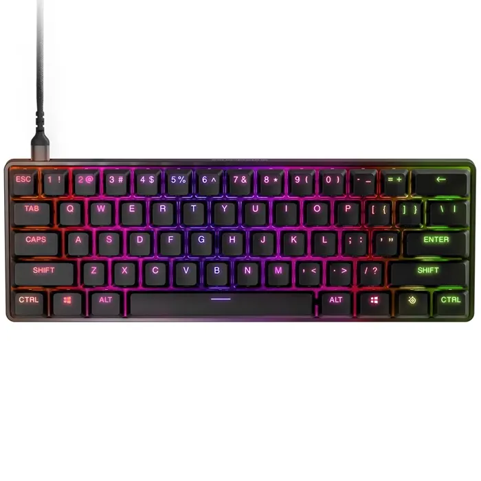 SteelSeries - Apex 9 Mini 60% OptiPoint US RGB Wired Gaming Keyboard - Linear Optical Switchs-0