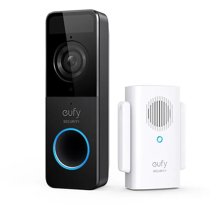 Eufy Video Door Bell 1080P Battery Powered -Black-0