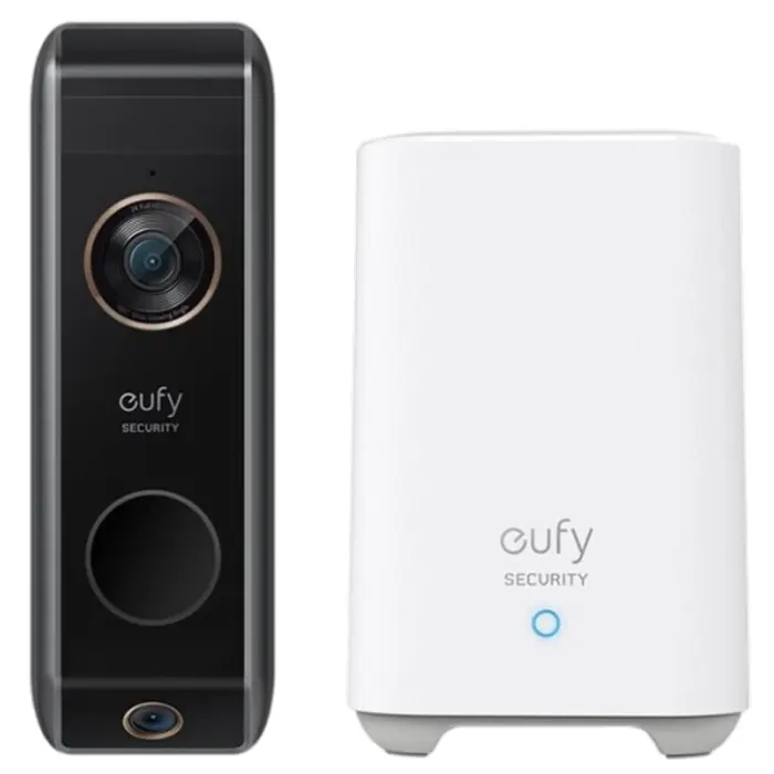 Anker Eufy Video Doorbell Dual Camera 2K with HomeBase - Black-0