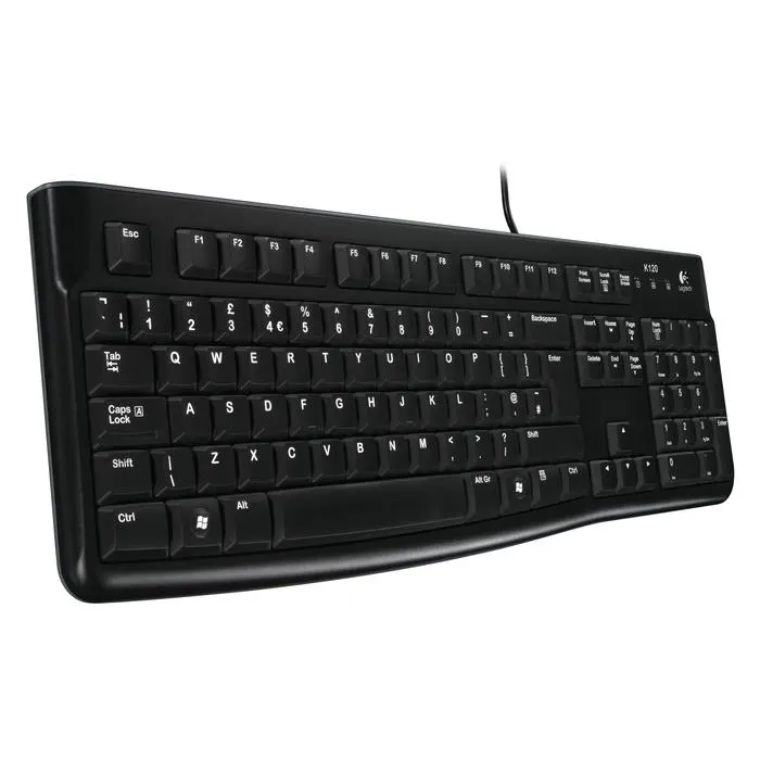 Logitech K120 USB wired Keyboard,English/Arabic-0